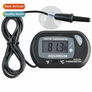 Aquarium Fish Cup Sucti Reptile Thermometer Tank