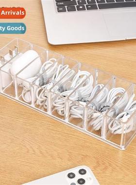 Data cable compartment organizer desktop data cable cell phe