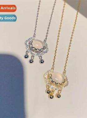 Niche collarbe chain auspicious clouds peace Ruyi lock neckl
