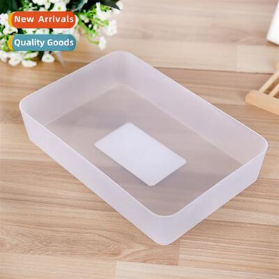 Transparent Frosted Drawer Box Drawer Storage Organizer Orga