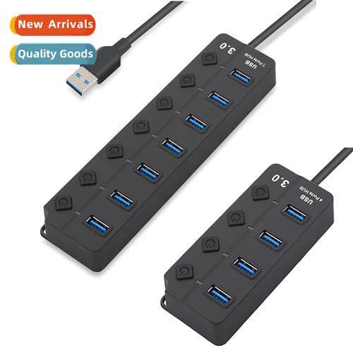 USB3.0 Splter One Drag Four HUB Laptop Extender High Speed H