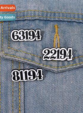 Promotial Europe and  Uned States math series alloy brooch i