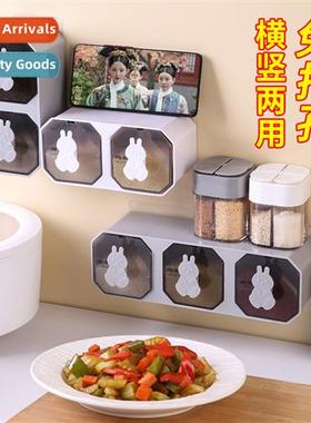 Seasing box kchen household seasing bottles  jars wall-mount