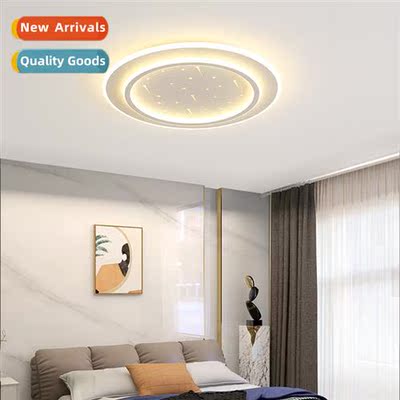 Round bedroom light modern home mo circle star led ceiling l