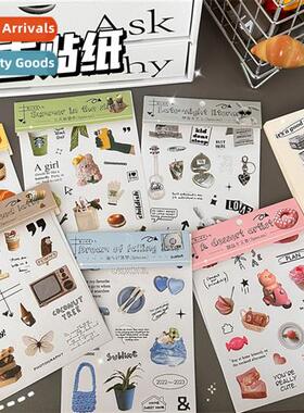 New Jane to time ins style stickers creative fresh lerary li