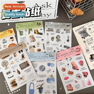 stickers lerary fresh creative style ins time Jane New