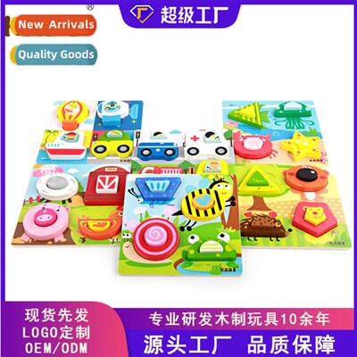 Carto Stereoscopic Scene Puzzle Blocks KB07 Wooden Insects T