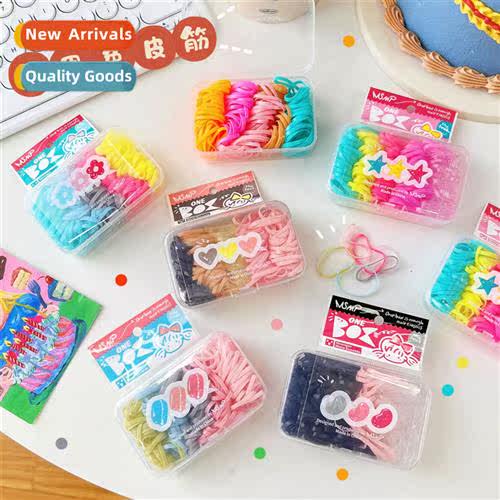 Teenage girls 100 s  cy-colored basic lear b  b head rope he