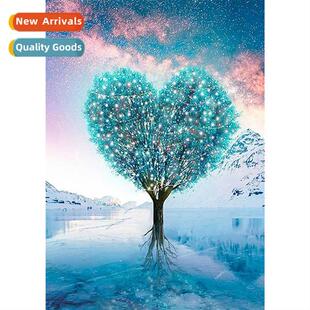 New hmade full diamd living room small decorative wall art l