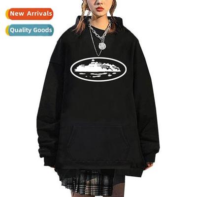 Corteiz Alcatraz Padded Hooded Sweatshirt Set Hip Hop Fashi