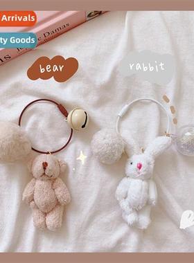 Nerdy girl cute pendant plush doll bunny doll bag charm st c