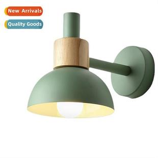 Modern simple bedroom bedside wall lamp Scinavian fresh B&B