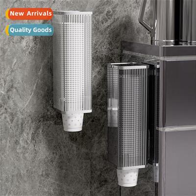 Disposable cup shelf home free wall hanging large capacy pap
