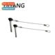 anti release ball safety quick pins rope Steel lost