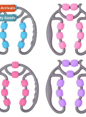 Eight Wheel Yoga Training Roller Ring Clamp Leg Massager Mus