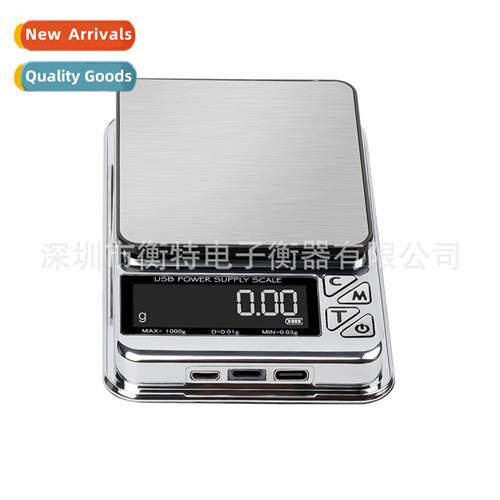 New private mold USB diamd gold jewelry scale double measure
