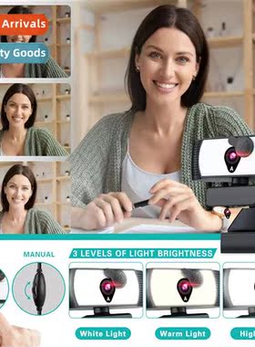 4k beauty auto focus 1080p computer webcam fill light networ
