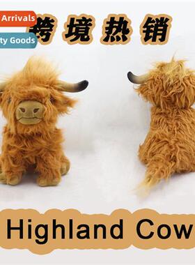 Simulati Highl Cow Scottish Highl Cow Doll Plush Toys