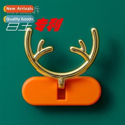 No-hole antler plug hook plug fixer sticky hook cable manage
