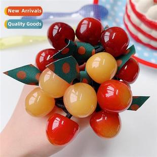 lear band circle new girl cute childrens cherry 2022 Korean