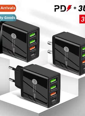PD20W+QC3.0 2.4A Dual USB Fast Charger Phe Charger Multi-por