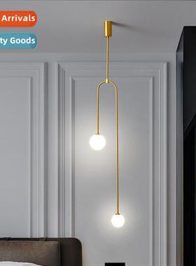 Postmodern creative metal geometric lines living room corner