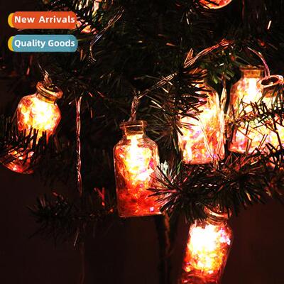 New Christmas holiday hanging decoratis LED colorful bottle