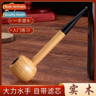 wood round pipe Popeye miniature solid filtered New bottom