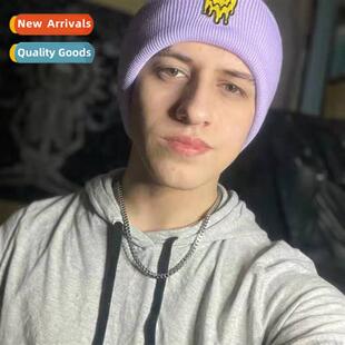 men women popular melting smiley face smiley face embroider