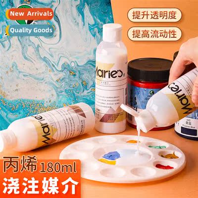 Pouring Medium Decompressi DIY Fluid Painting Paint Fluid Be