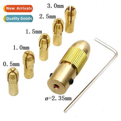 Miniature electric drill chuck self-tightening electric clam