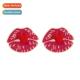 dripping red lips Persalized heart oil love earring creative