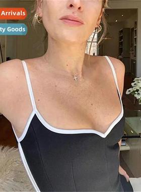 Kendall blogger models chicken heart collar camisole 2023 su