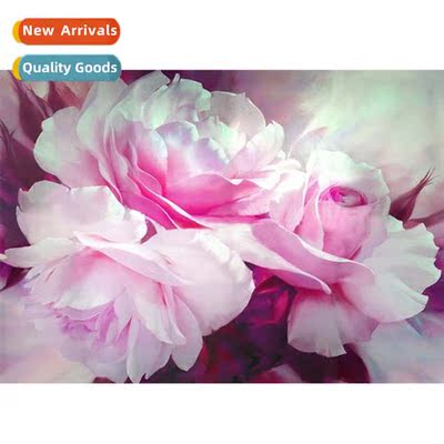 New modern living room hmade point-drilling cross stch decor