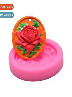 DIY Baking Mould Hanging Hole Rose Tag Car Aromarapy Model U