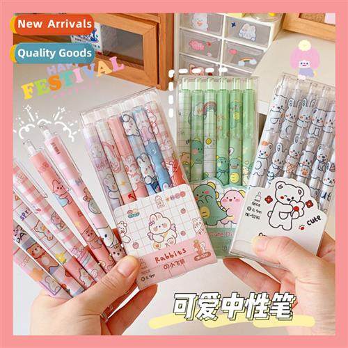 Push-type neutral pen ins cute  creative 0.5 students exams
