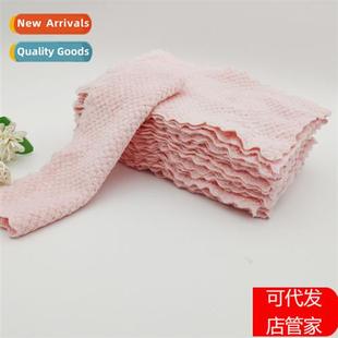 tow pots double sided two Dishcloths pans wiping color dish