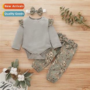 sleeved 2020 solid color winter new top Girls fall