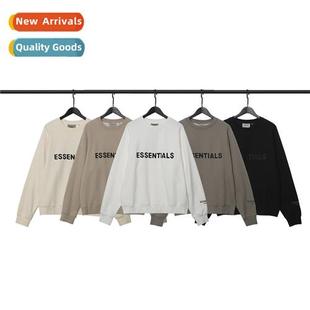 Essentials Crew Repeat Padded Sweatshirt Line FOG