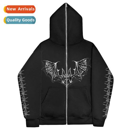 dark sweatshirt men  women hoodie gothic couple Harajuku lar