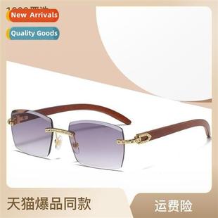 persalized fashi 2022 inlaid glasses diamd grain 4578 wood