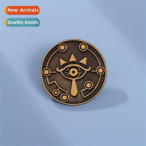 Fashi Retro Round Badge Accessories Fine Design Eye  Horus C