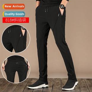 loose breath casual dry quick straight pants mens Pants