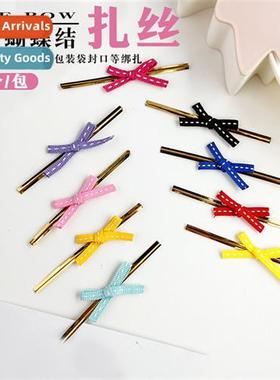 Baking Packaging Line Bow Tie Wire Seal Lollipop Ties Cookie