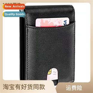 Anti Mens Carb Fiber New Clip Wallet Pattern Dollar