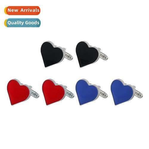 Amaz New Wedding Banquet  Heart Drip French Cufflinks Valent