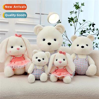 Cute dressed bear doll plush toys carto dolls bunny bear dol