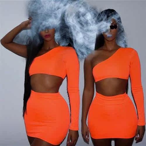 2023 New an  American e-shoulder womens sexy nightclub packa