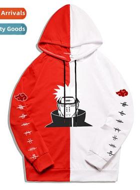 Japanese Naruto Uchiha Family Printed Hoodie Large Size Loos