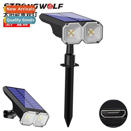 New Solar Ground Lamp LED Garden Outdoor Waterpro Garden Vil